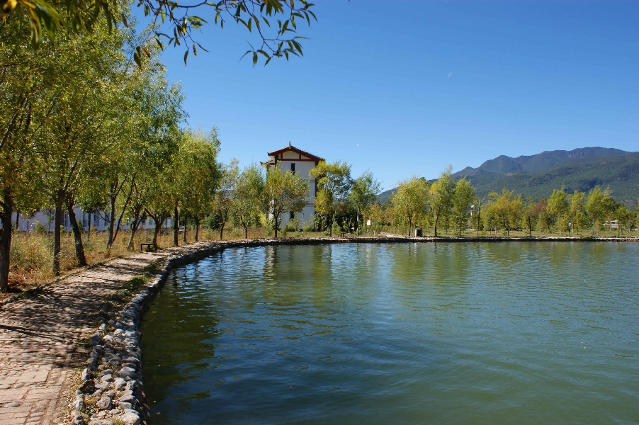 云南大學(xué)旅游文化學(xué)院——校園景觀圖(階梯)